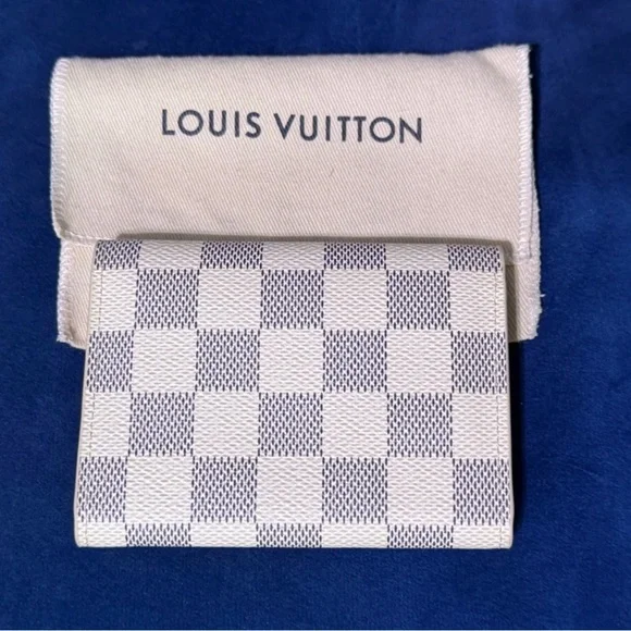 Louis Vuitton Rosalie Coin Purse Damier Azur in Rose Ballerine Pink - Picture 2 of 10